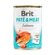 Влажный корм Brit Care Pate & Meat для собак, с лососем, 400 г - изображение 1