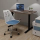 Дитяче крісло Hommex Dingo White / Blue (арт H-232 W / BL MR) на колесах хром - изображение 2