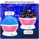 Универсальный проектор звездного неба Modern Star Master вращающийся, светильник ночник, розовый - изображение 5