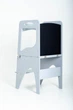 Вежа помічник монтессорі стіл дитячий Yoko Tower трансформер 3 в 1 Сірий (2104388) - изображение 3