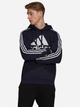 Bluza męska z kapturem Adidas M BL3S FL Hd H14642 XL-T Granatowa (4064054369427) - obraz 1