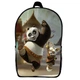 Рюкзак Панда кунг-фу (School Gear bag KF 05) чорний, 39 х 27 х 14 см - зображення 1