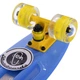 Скейтборд Пенни Penny LED WHEELS FISH SP-Sport SK-405-10 синий-желтый - изображение 3