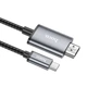 Адаптер перехідник Перехідник Hoco HD on-screen cable Type-C to HDTV UA27 |4K, 2m, для монітора| Сірий - зображення 7