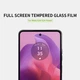 Захисне скло для Motorola G24 / проклеювання по всій площині екрану - зображення 3