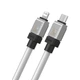 Кабель Baseus CoolPlay Series Type-C to Lightning 20 Вт 1м white (CAKW000002) - зображення 2