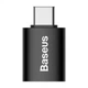 Перехідник Baseus Type-C to USB3.1 OTG адаптер Ingenuity Mini Black (ZJJQ000001) - зображення 1