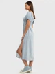 Плаття міді літнє жіноче Big Star Soti L Блакитне (5900714728632) - зображення 3