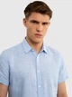 Сорочка літня чоловіча Big Star Linani XL Блакитна (5900714722951) - зображення 6