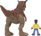 Zestaw figurek Imaginext Jurassic World Camp Cretaceous Carnotaurus Toro & Darius 2 szt (0194735010813) - obraz 6