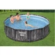 Каркасний басейн Bestway Wood Style 5614Z (427х107 см) з картриджним фільтром, тентом та драбиною - изображение 3
