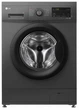 Пральна машина LG фронтальна, 7кг, 1200, A+++, 44см, дисплей, пара, інвертор, чорний - изображение 1