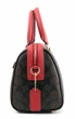 Сумка Coach Rowan Satchel In Signature Canvas коричнево-червона - зображення 3