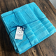 Набор махровых полотенец Delight 3 шт Голубых (Towel_blue_50x90+70x140+50x30) - изображение 4