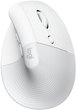 Mysz bezprzewodowa Logitech Lift Vertical Ergonomic Bluetooth White (910-006496) - obraz 1