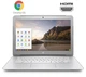 Хромбук HP Chromebook 14 G4 TPN-Q167 Silver / 14" (1366x768) TN / Intel Celeron N2840 (2 ядра по 2.16 - 2.58 GHz) / 4 GB DDR3 / 16 GB eMMC / Intel HD Graphics / WebCam / USB 3.0 / HDMI б/у - изображение 1