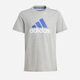 Koszulka młodzieżowa chłopięca Adidas U BL 2 TEE IJ6285 176 cm Szara (4066762203604) - obraz 1