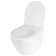 Унитаз подвесной безободковый белый Q-TAP Jay с сиденьем с микролифтом QT07335177W - изображение 3