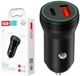 Автомобильное зарядное устройство XO CC33 1 USB QC 3.0 + Type-C PD (18W) Black (CC33-BK) - изображение 4