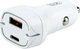 Автомобільний зарядний пристрій XO CC37 1 USB QC 3.0 + Type-C PD (20W) White (CC37-WH) - зображення 2
