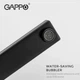 Cмеситель для умывальника однорычажный с высоким изливом GAPPO черный латунь G1017-62 - изображение 4