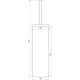 Йоржик для унітазу підлоговий GLOBUS LUX SQ 9429B прямокутний із нержавіючої сталі сатин 000019540 - зображення 3