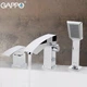 Cмеситель встраиваемый в борт ванны на три отверстия GAPPO Jacob хром латунь G1107 - изображение 2