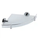Полка настенная PERFECT SANITARY APPLIANCES SP 8117 260мм угловая округлая стеклянная хром 000012265 - изображение 1