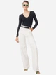Боди-футболка женская H&M 061089775_black M Черная (2727000001162) - изображение 2