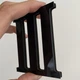 Настенные часы DIY 3D "Vestal" черные - Большие бескаркасные 3Д часы 60-130 см, самоклеящиеся (1011264) - изображение 6