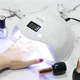 Лампа для полимеризации гель лака SUN гибридная ультрафиолетовая UV LED 48W для наращивания ногтей маникюра педикюра, Белая - изображение 4