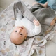 Набор муслиновых хлопковых пеленок 70х70 см 3 шт. Babyono серый - изображение 4