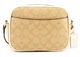 Сумка женская Coach Mini Jamie Camera Bag коричнево-белая - изображение 2