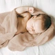 Набір муслинових бавовняних пелюшок 70х70 см 3 шт. Babyono кремовий - зображення 4