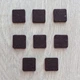 Фетровые накладки на ножки стульев, мебели Coffee 20x20мм, h=5мм (8 в 1) (88133) - изображение 2