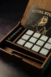 Камни для виски Royal Stones деревянная упаковка 12 шт камней + мешок + щипцы - изображение 4