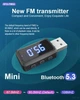 USB FM-трансмиттер Bluetooth 5.3 mini-адаптер / передатчик / ресивер / модулятор black (732390731433) - изображение 2