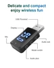 USB FM-трансмиттер Bluetooth 5.3 mini-адаптер / передатчик / ресивер / модулятор black (732390731433) - изображение 11