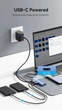 Адаптер USB хаб 3x USB 3.0 5 Гбіт/с + RJ45 1 Gigabit LAN Ethernet Adapter 1000mb/s + type-C додаткове живлення для MacBook, iMac, iPad, Chromebook, Samsung, Xiaomi та ін. USB-A концентратор, док-станція HUB Vention metall - зображення 8