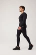 Комплект чоловічої термобілизни Rough Radical Merino Safe M Чорний - зображення 3