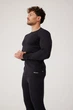 Комплект чоловічої термобілизни Rough Radical Merino Safe M Чорний - зображення 5