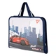 Папка-портфель FC Yes Street Drift "Гонка" 35х26х3 cм на молнии пластиковый с тканевыми ручками синий (492245) - изображение 2