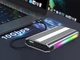 Зовнішня кишеня Deepfox M9 RGB для M.2 SSD NVMe (PCIe) / NGFF (Sata) Type-C USB 3.1 Gen 2 - зображення 2