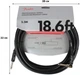 Кабель інструментальний Fender Cable Professional Series 18.6' Angled Black - зображення 3