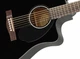 Электроакустическая гитара Fender CD-60SCE Black WN - изображение 5
