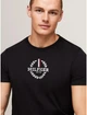 Футболка чоловіча Tommy Hilfiger Slim Fit Monotype Laurel Logo XL Black (MW34388) - зображення 2