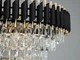 Кришталева люстра Diasha для вітальні, колір чорний+золото, на 15 ламп 9001-750BK+SGD-LS - зображення 4