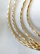 Сережки позолота Xuping Ювелірна біжутерія Кільця великі Золотистий 60 мм S15251 - зображення 3