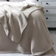 Хлопоковое покрывало LA MODNO GRAIN BEIGE 200х220 см Бежевий - изображение 3