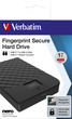 Dysk twardy Verbatim Fingerprint Secure 1TB 2.5" USB 3.1 Czarny (0023942536505) - obraz 5